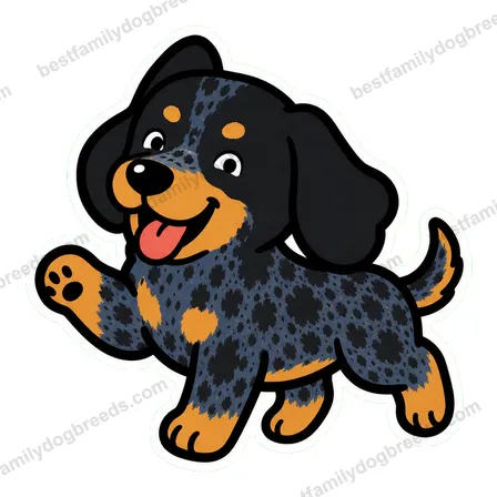 Bluetick Coonhound sticker 14