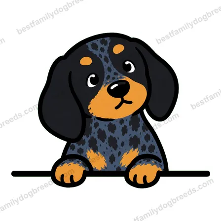 Bluetick Coonhound sticker 17