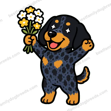 Bluetick Coonhound sticker 24