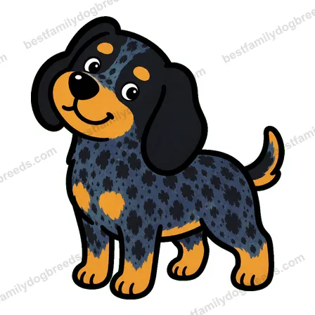 Bluetick Coonhound sticker 25