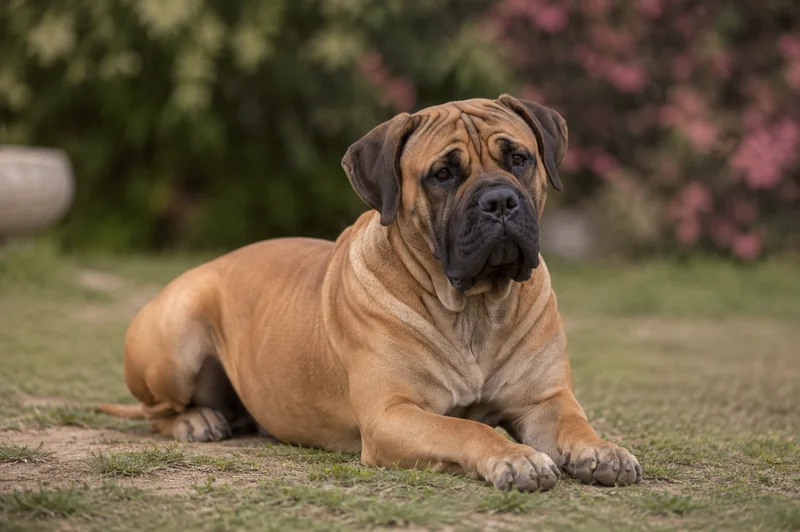 Boerboel — lying down