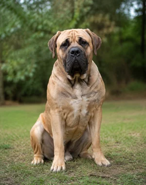 Boerboel — sitting