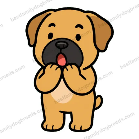 Boerboel surprised dog meme sticker