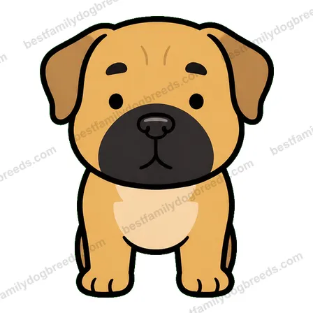 Boerboel dog staring meme sticker