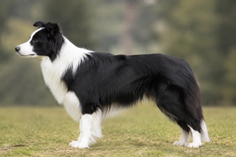 Border Collie — black and white coat