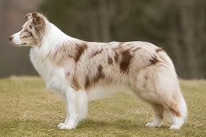 Border Collie — red merle coat