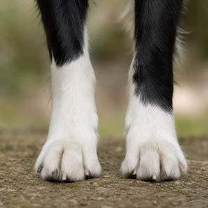 Border Collie — paws