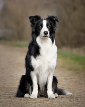 Border Collie — sitting