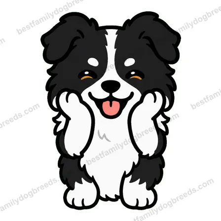 Border Collie dog meme sticker preview