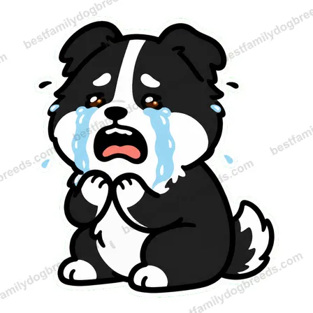 Border Collie dog meme sticker preview