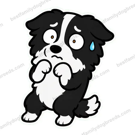 Border Collie dog meme sticker preview