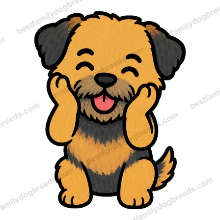 Border Terrier dog meme sticker preview