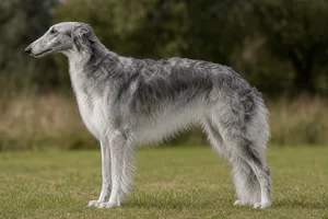 Borzoi — Gray coat