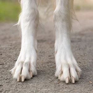 Borzoi — paws