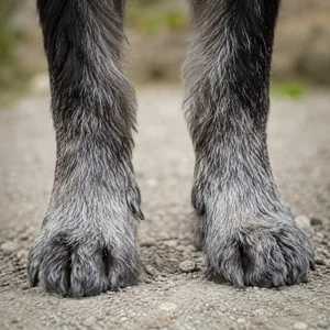 Bosnian Rough-coated Hound — paws