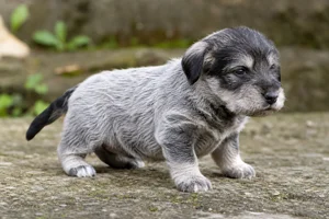 Bosnian Rough-coated Hound — young puppy (~1 mo)