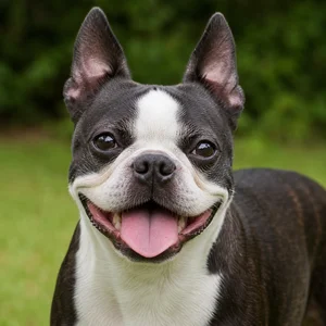 Boston Terrier — happy