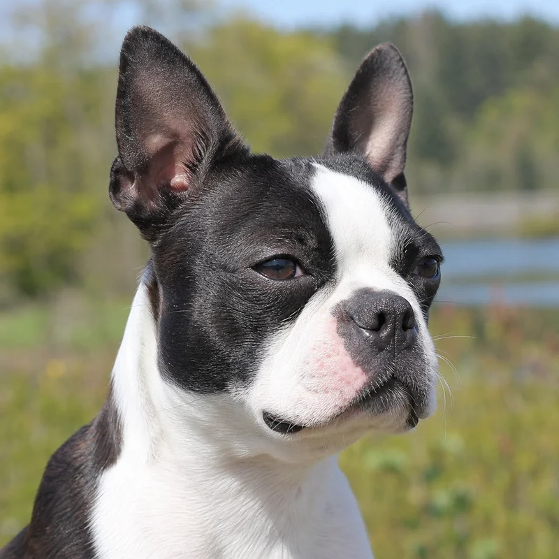 Boston Terrier — relaxed