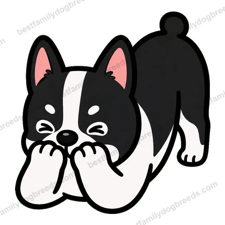 Boston Terrier cute dog meme sticker