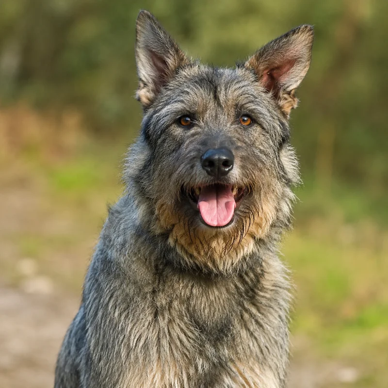 Bouvier des Ardennes — happy