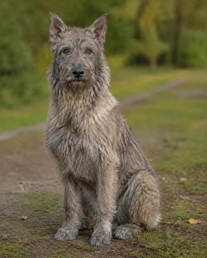 Bouvier des Ardennes — sitting
