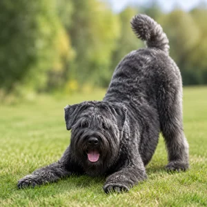 Bouvier des Flandres — playful