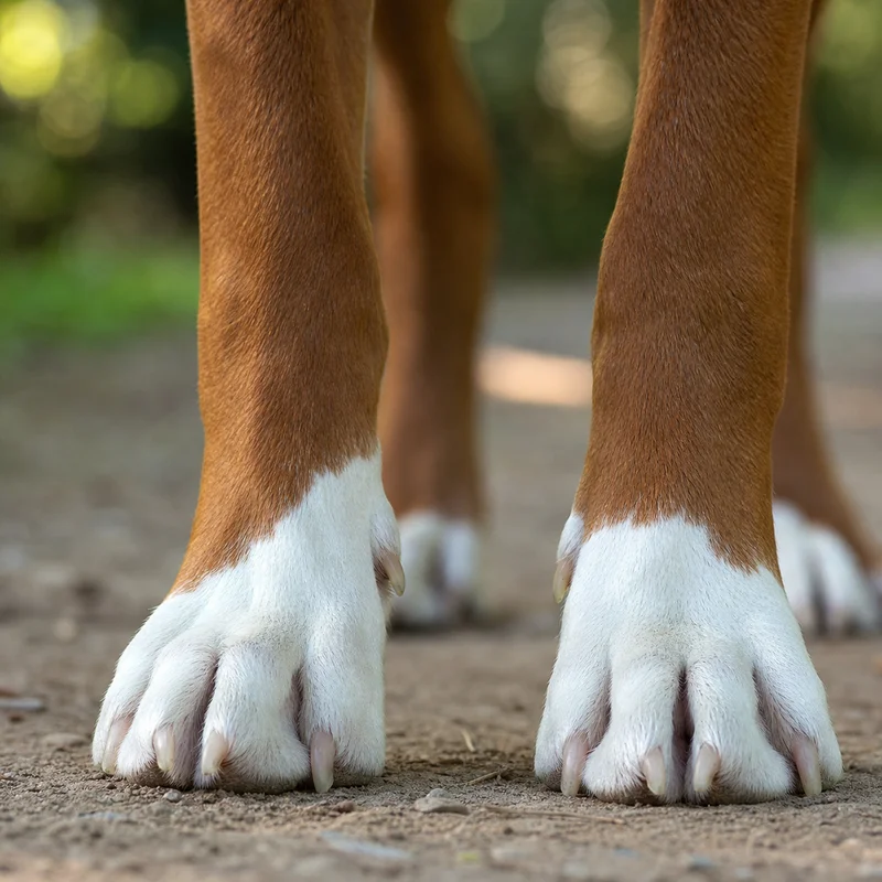 Boxer — paws