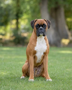 Boxer — sitting