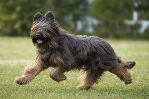 Briard — running