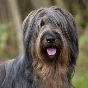 Briard — happy