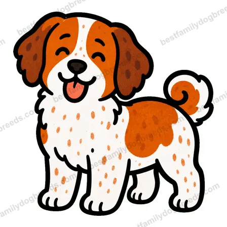 Brittany smiling dog meme sticker