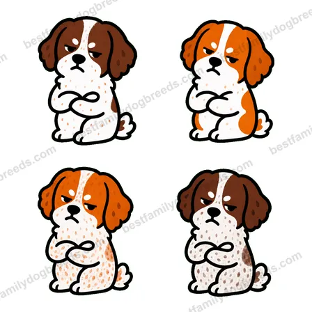 Brittany sad dog meme sticker