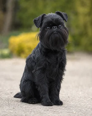 Brussels Griffon — sitting