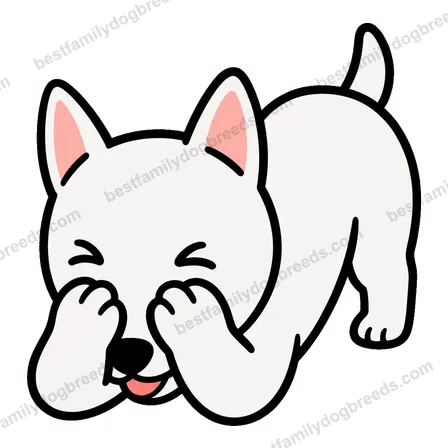 Bull Terrier cute dog meme sticker