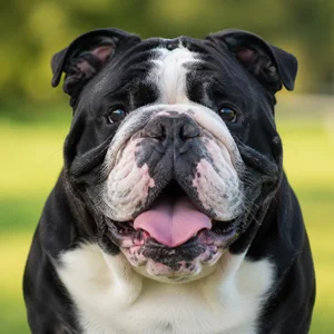 Bulldog — happy