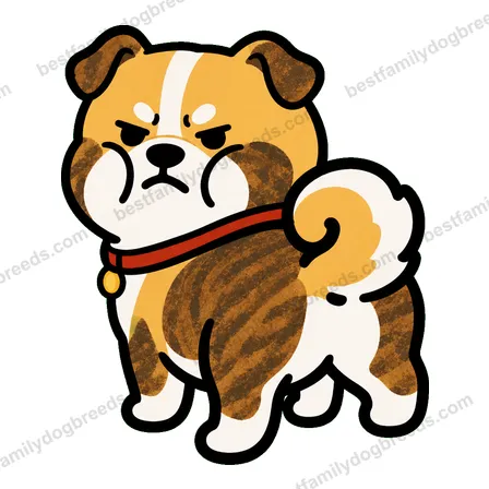 Bulldog dog side eye meme sticker preview