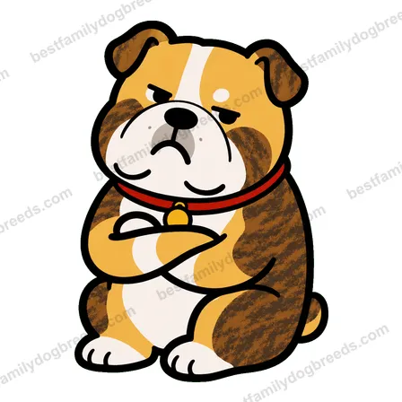 Bulldog sad dog meme sticker