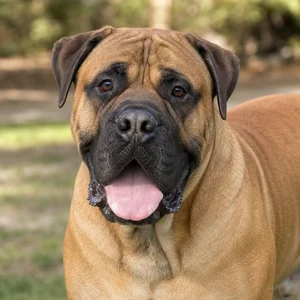 Bullmastiff — happy