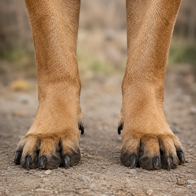 Bullmastiff — paws