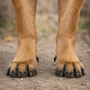 Bullmastiff — paws