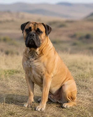 Bullmastiff — sitting