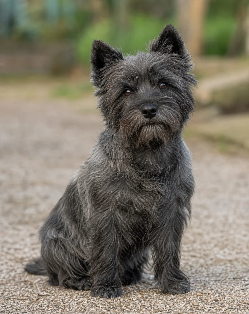 Cairn Terrier — sitting