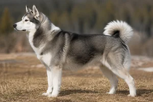 Canadian Eskimo Dog — Gray & White coat