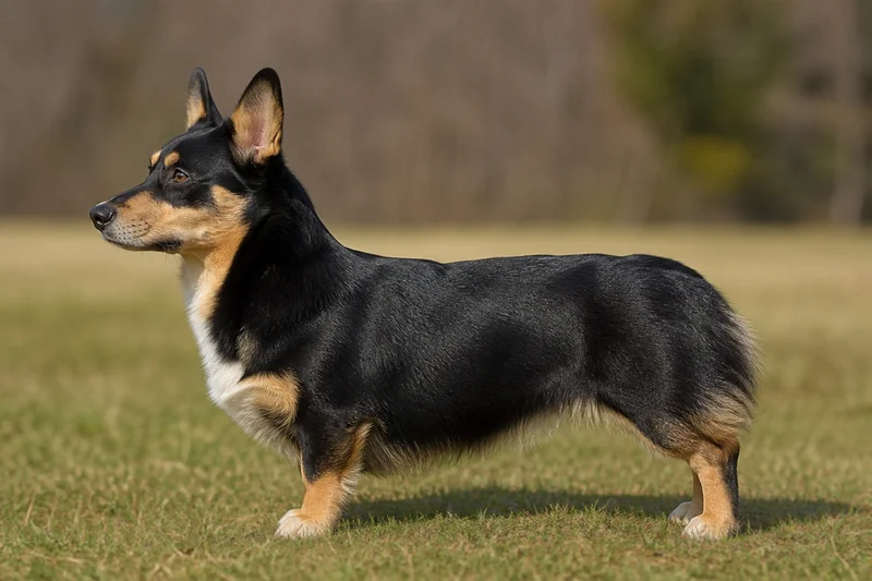 Cardigan Welsh Corgi — Black and Tan coat