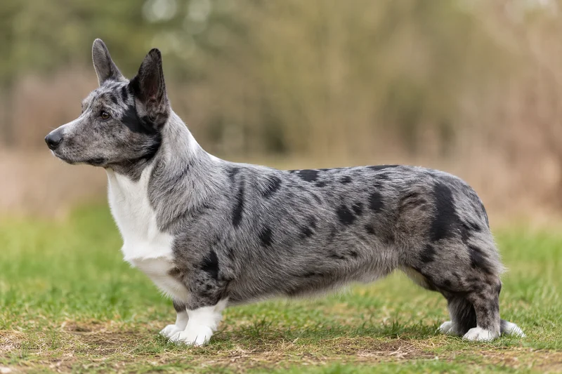 Cardigan Welsh Corgi — Blue Merle coat