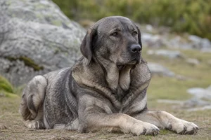 Castro Laboreiro Dog — lying down