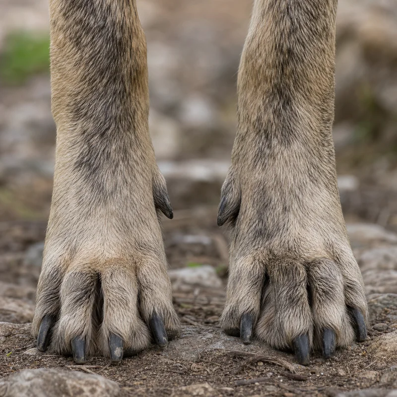 Castro Laboreiro Dog — paws