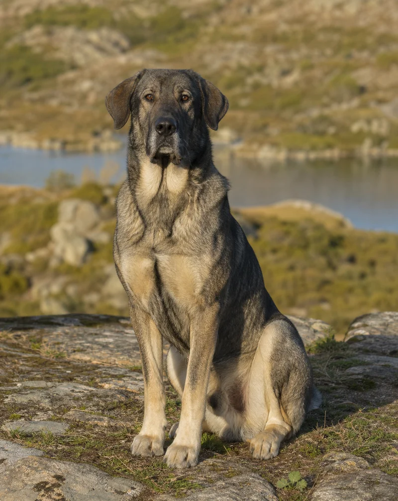 Castro Laboreiro Dog — sitting