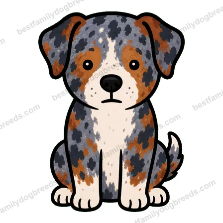 Catahoula Leopard Dog dog staring meme sticker