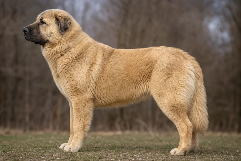 Caucasian Shepherd Dog — fawn coat